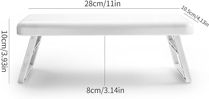 KIRA kira Nail Pillow Hand Rest Comfortable Manicure Hand Pillow Foldable Hand Holder for Nails Tech Portable Nail Armrest At Home Professional Nail Salon - Image 4