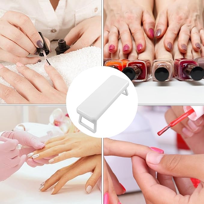 KIRA kira Nail Pillow Hand Rest Comfortable Manicure Hand Pillow Foldable Hand Holder for Nails Tech Portable Nail Armrest At Home Professional Nail Salon - Image 3