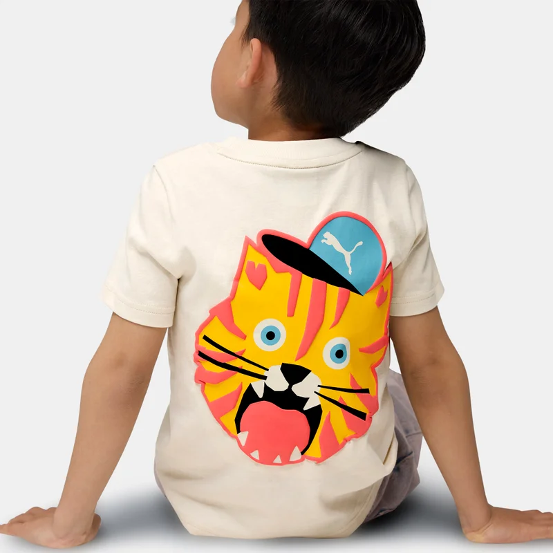 PUMA Kids' Moody Cat Graphic T-Shirt