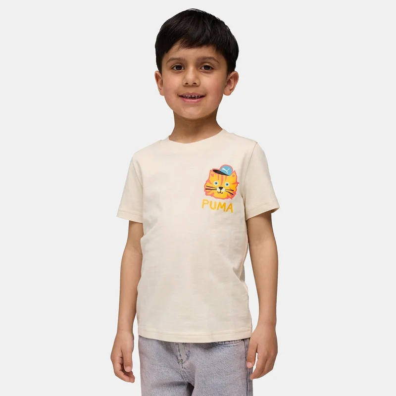 PUMA Kids' Moody Cat Graphic T-Shirt