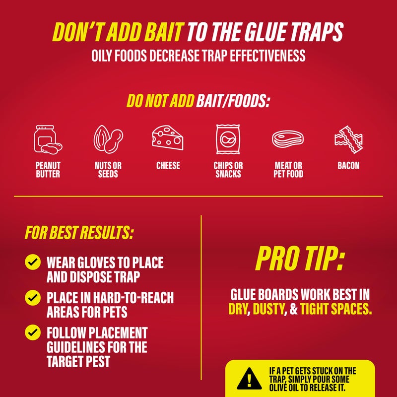 Catchmaster Roach Trap Glue Boards 6-Pk, Adhesive Bug Catcher, Insect & Roach Killer, Scorpion, Spider, Cricket, & Cockroach Traps for Home, Bulk Glue Traps for House & Garage, Pest Control for Home - Image 5