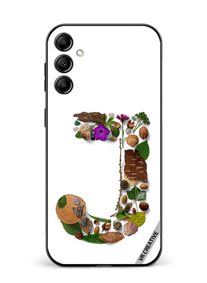 VR CREATIVE Protective Case Cover For Samsung Galaxy A55 Alphabet J Design Multicolour - Image 1