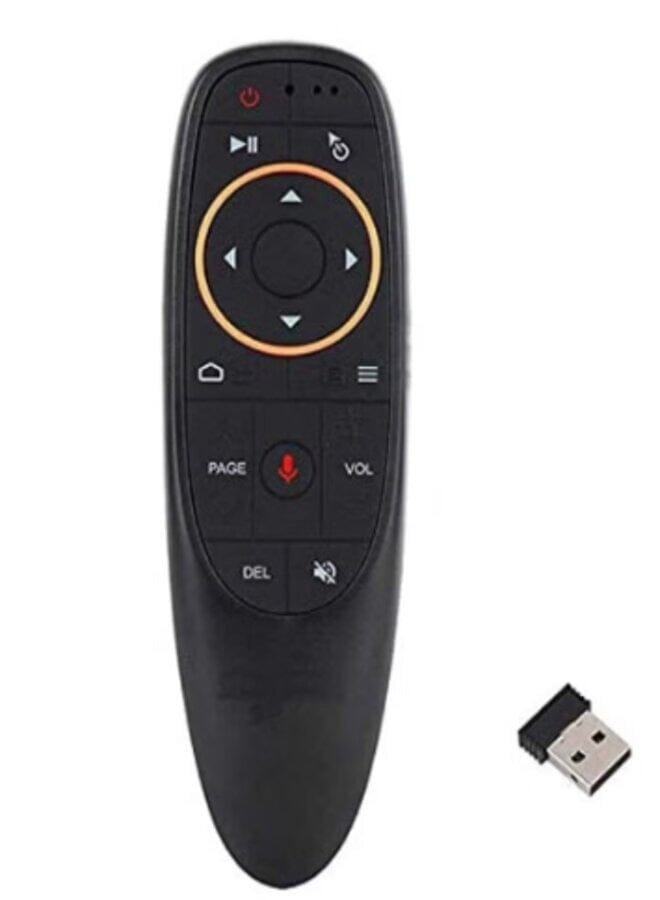 Voice Remote Air Mouse Remote 2.4G Rf Wireless Remote Control With 6 Axis Gyroscope And Ir Learning Air Fly Mouse With Voice Input For Android Tv Box Pc Smart Tv Htpc Projector
