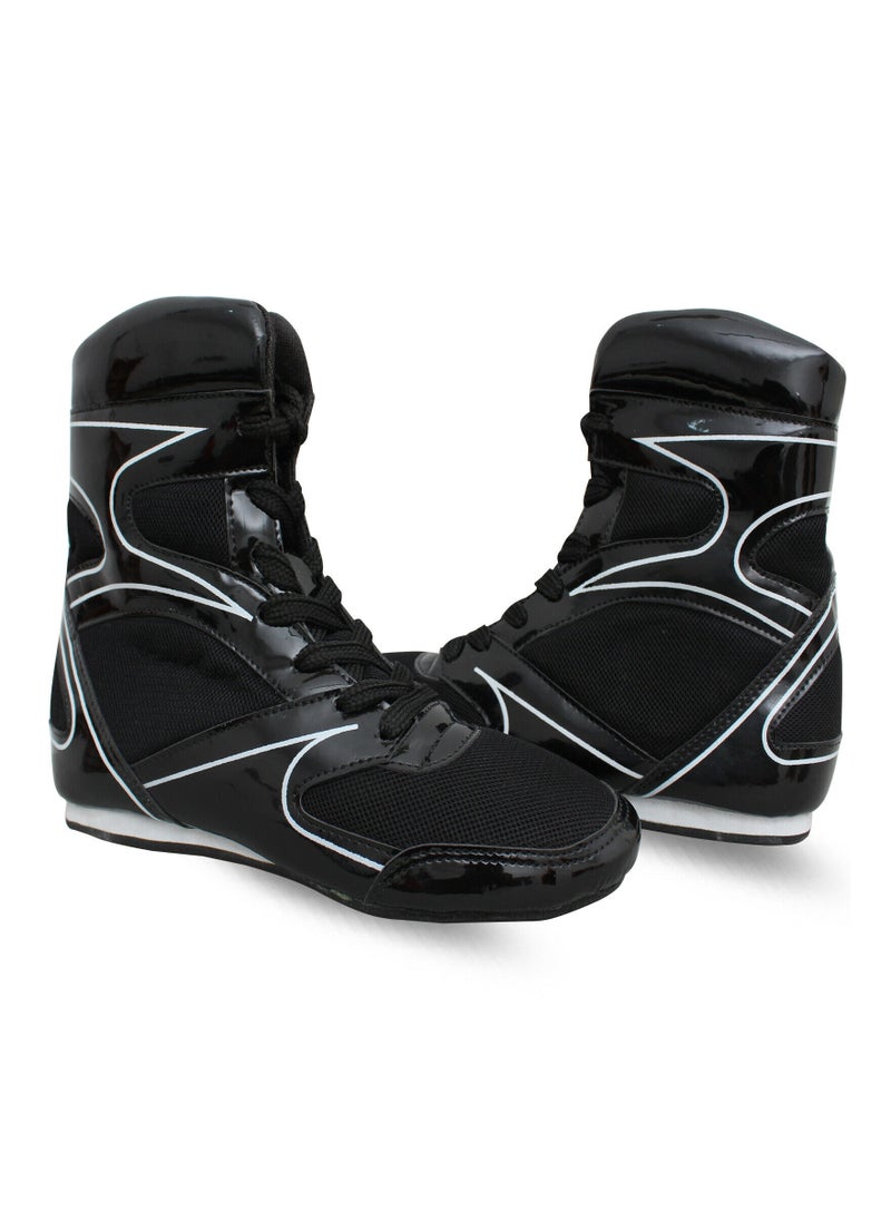 Spall - Boxing Shoes Bodybuilding Wrestling Fight Boots Comfortable Movement High Traction Mma Muay Thai Weigthlifting Athletic Equipment Walking Running Gym - Image 1