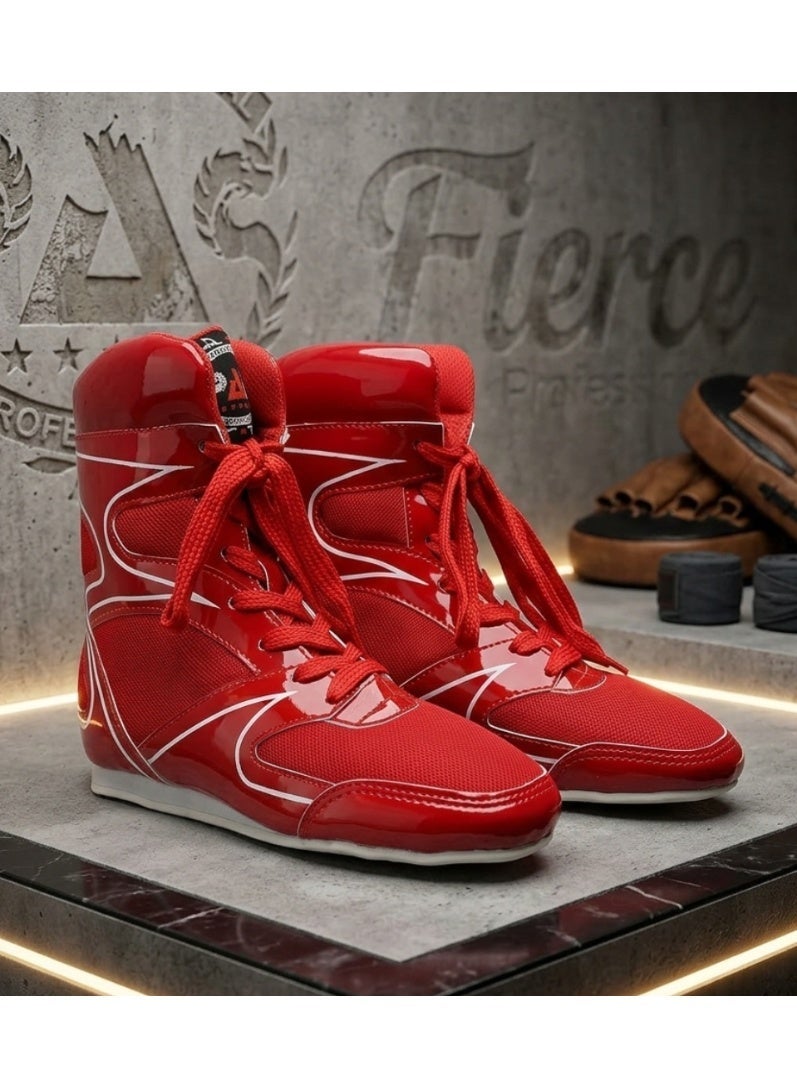 Spall Boxing Shoes Bodybuilding Wrestling Fight Boots Comfortable Movement High Traction Mma Muay Thai Weigthlifting Athletic Equipment Walking Running Gym - Image 5