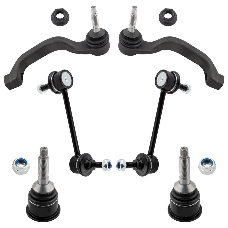 YMAUGP Front Lower Ball Joints Outer Tie Rod Sway Bar Suspension for Ford Thunderbird 20022005 All Models w16 mm Threadsfor Lincoln LS 20022006 All Models w16 mm Threads K500085 ES800415 ES800414