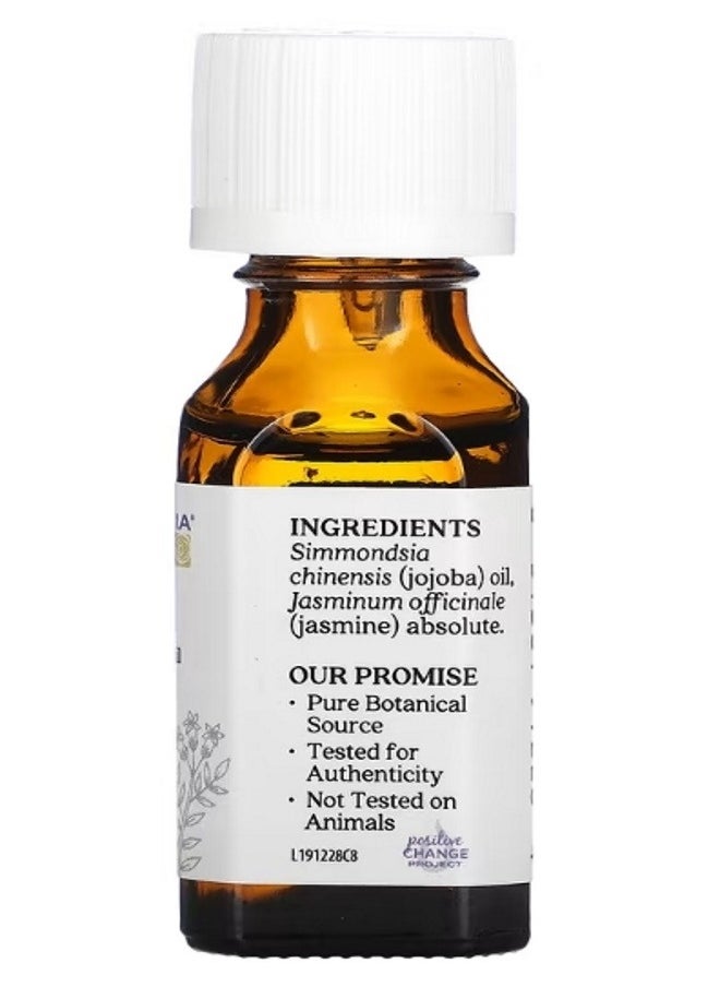 Aura Cacia Pure Essential Oil Jasmine Absolute 0.5 fl oz 15 ml  - Image 2