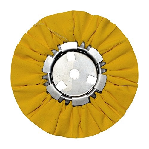 Zephyr Products AWY58-8WB Yellow 8" Airway Buffing Wheel with 1 LB Tripoli Bar Heavy/Medium Cut, 1 Pack - Image 4