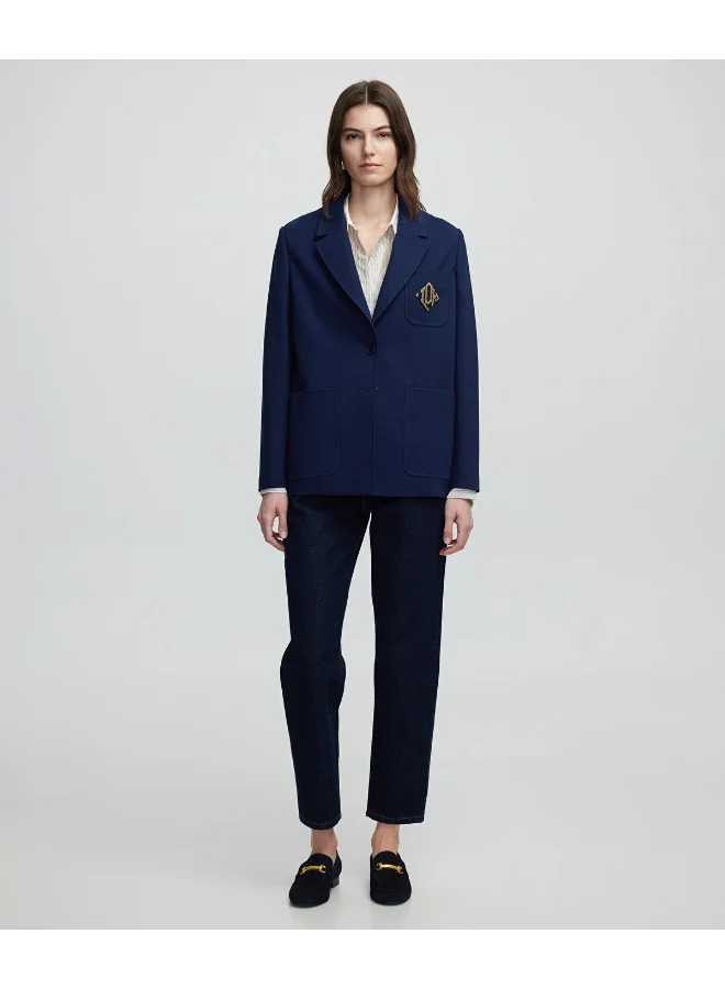 Ipekyol Contrast Embroidered Blazer