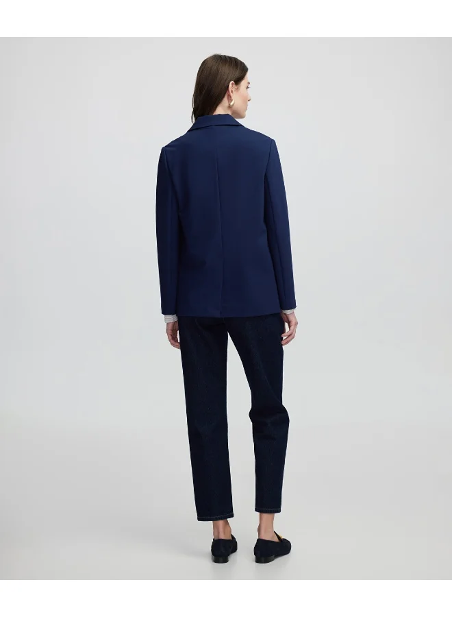 Ipekyol Contrast Embroidered Blazer