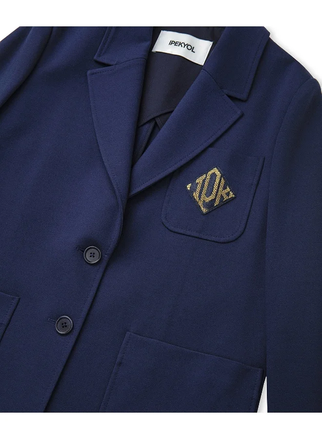 Ipekyol Contrast Embroidered Blazer