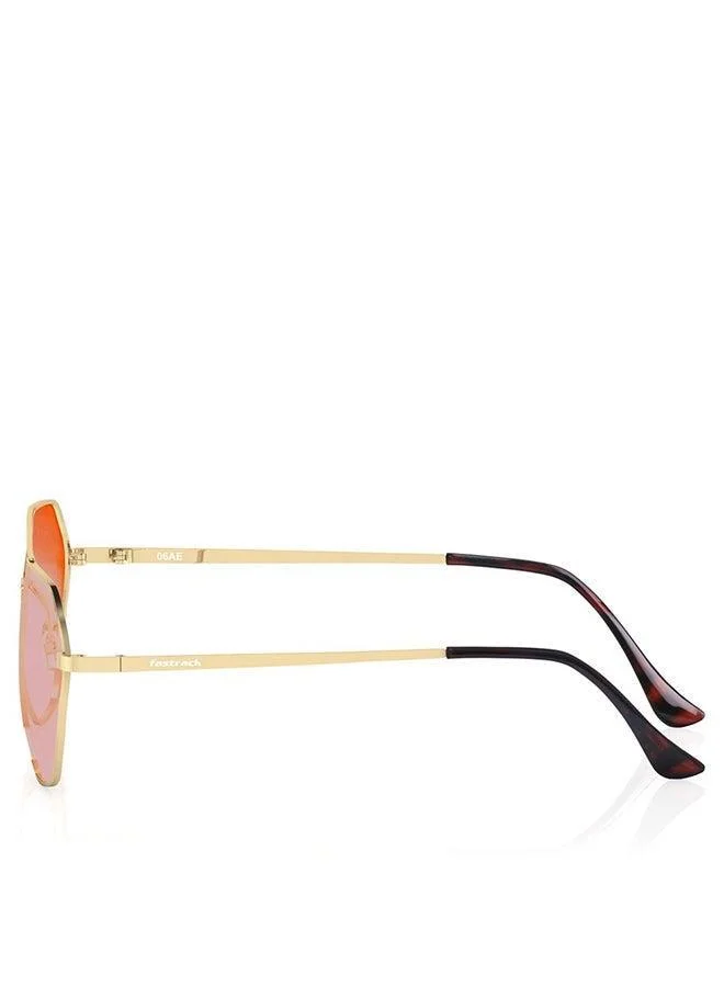 فاستراك نظارات شمسية للجنسين بتصميم طيار ذهبي