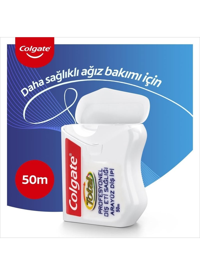 Colgate - Total Pro Gum Health Dental Floss 50 mt - Image 1