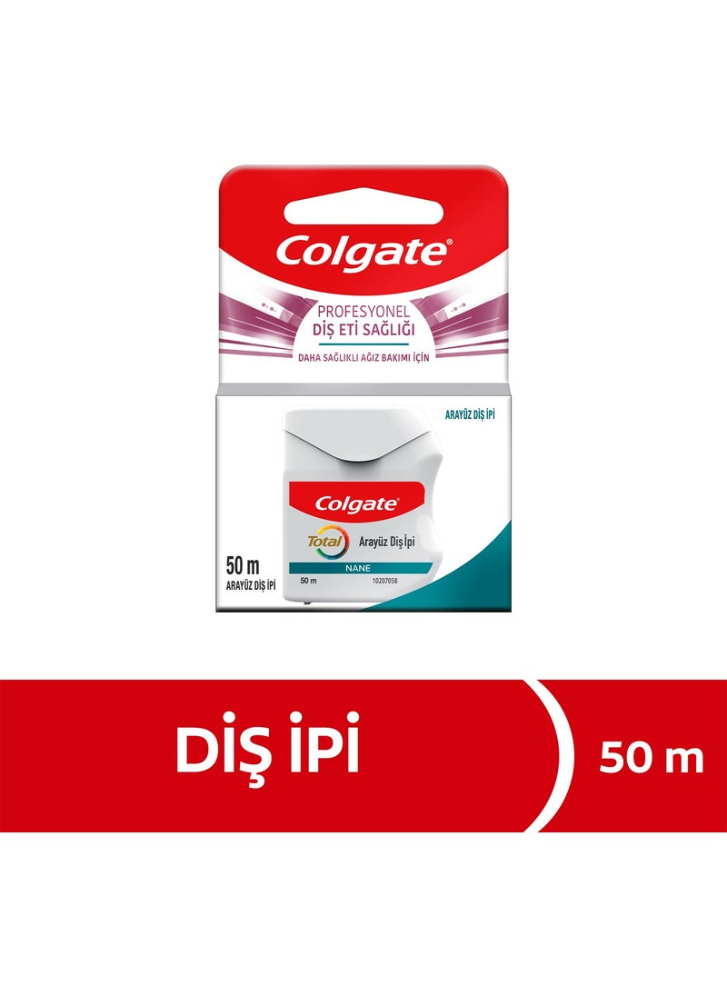 Colgate - Total Pro Gum Health Dental Floss 50 mt - Image 1