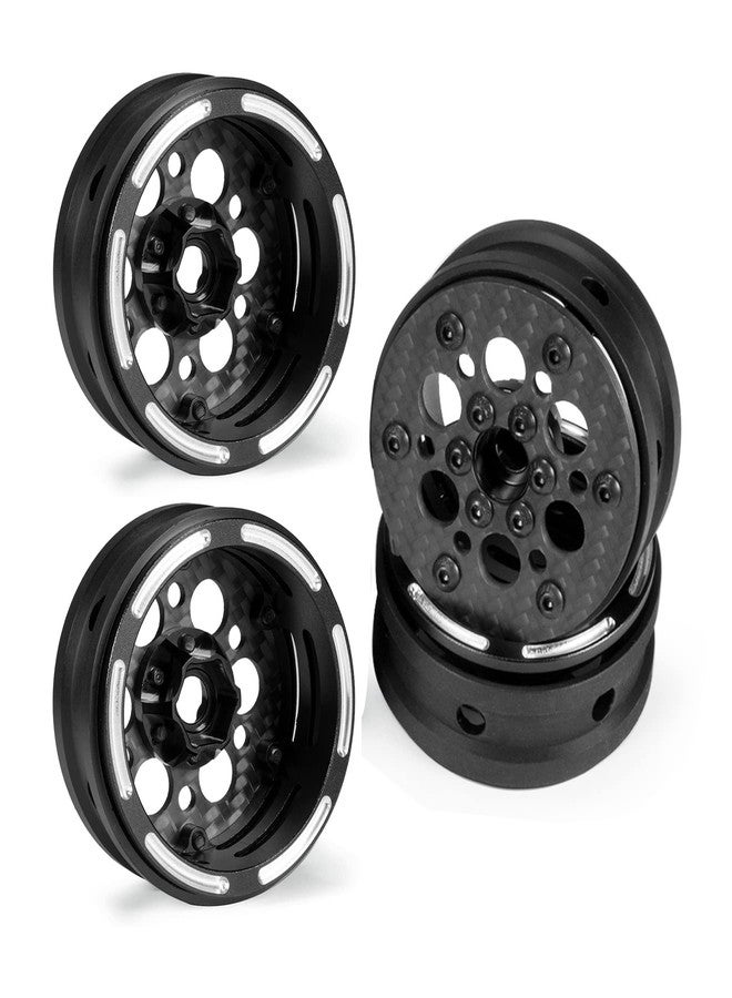 AMK عجلات ريمز 1.9 بيدلوك من ألياف الكربون 12 مم هكس هاب 4 قطع مخصصة لدعم سيارات الزحف RC 1/10 Axial SCX10 TRX6 Gen8 Gelande TRX4 ترقيات (4) - Image 1