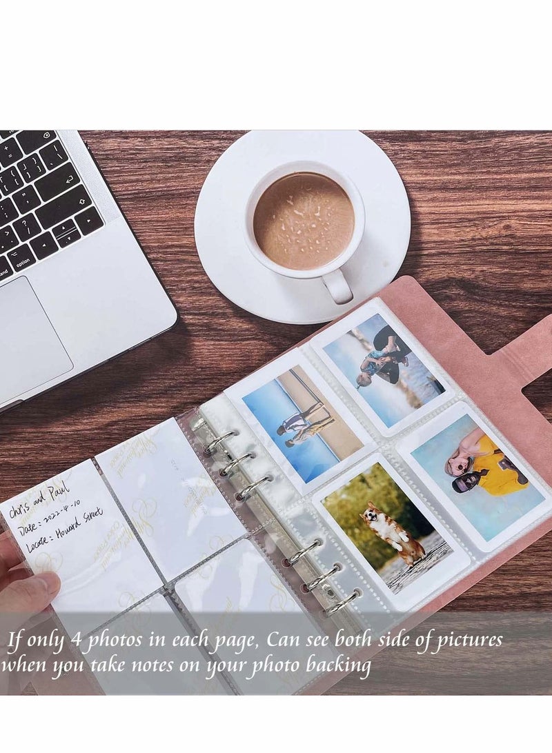 Excefore Photo Albums 200 Pockets Premium Leather Fujifilm Instax Mini Album - Image 5