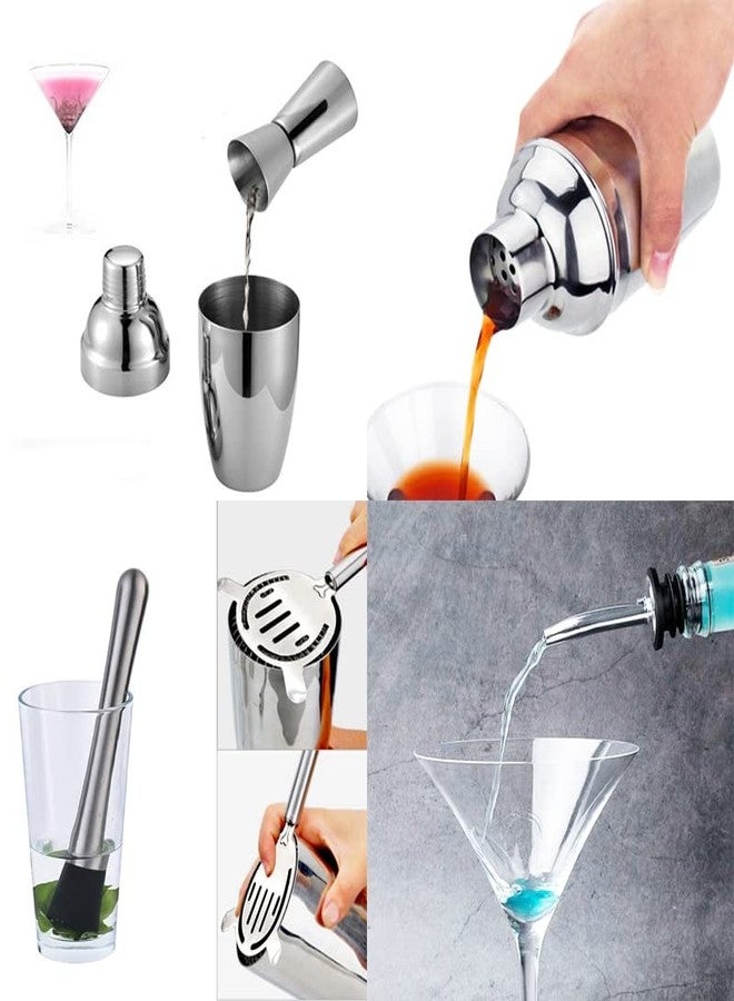 FINALITY Stainless Steel Bar Set - Cocktail Shaker Bottle, Muddler and Bar Strainer - Pack of 3 for Masterful Mixology - Image 5