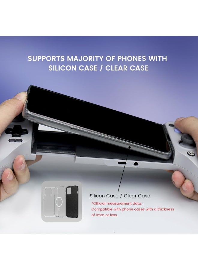 general Professional Gamepad G8 Galileo Mobile Gaming Controller for Android & iPhone 15 Series (USB-C), Plug and Play with Hall Effect Joysticks/Hall Trigger / 2 Mappable Back Buttons / ABXY Buttons / 3.5mm Audio Jack - Image 3