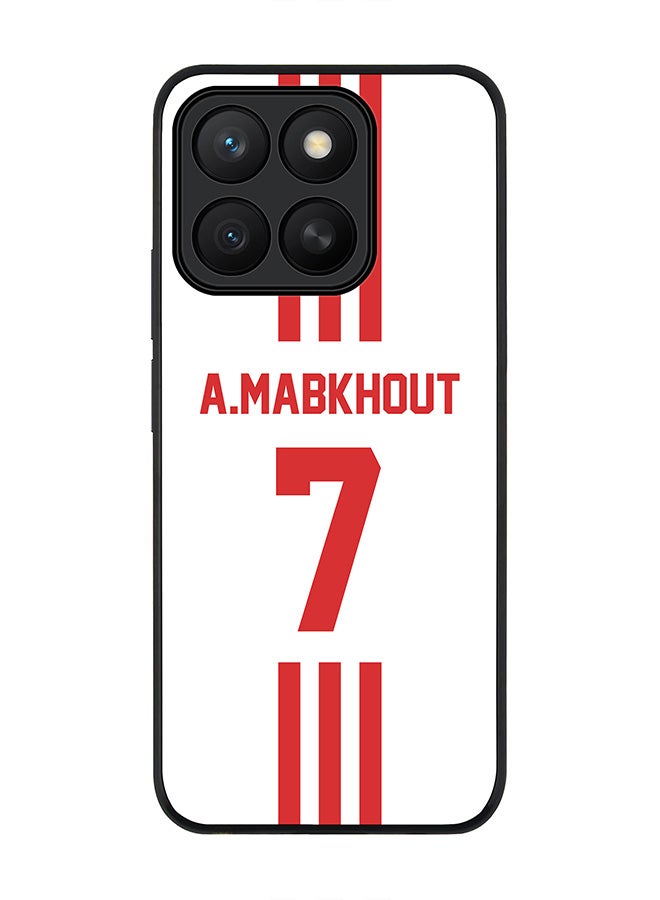 Stylizedd For Honor X8c Case,Slim fit Camera Protection, Shockproof Thin Phone cover  - Football - UAE,  A.Mabkhout