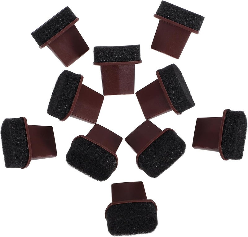 10pcs Paint Sponge Applicators for Craft Painting and Shoe Application, Multi-Purpose Foam Sponges for Leather, Car Seats, Chairs, and DIY Art Projects - Image 1