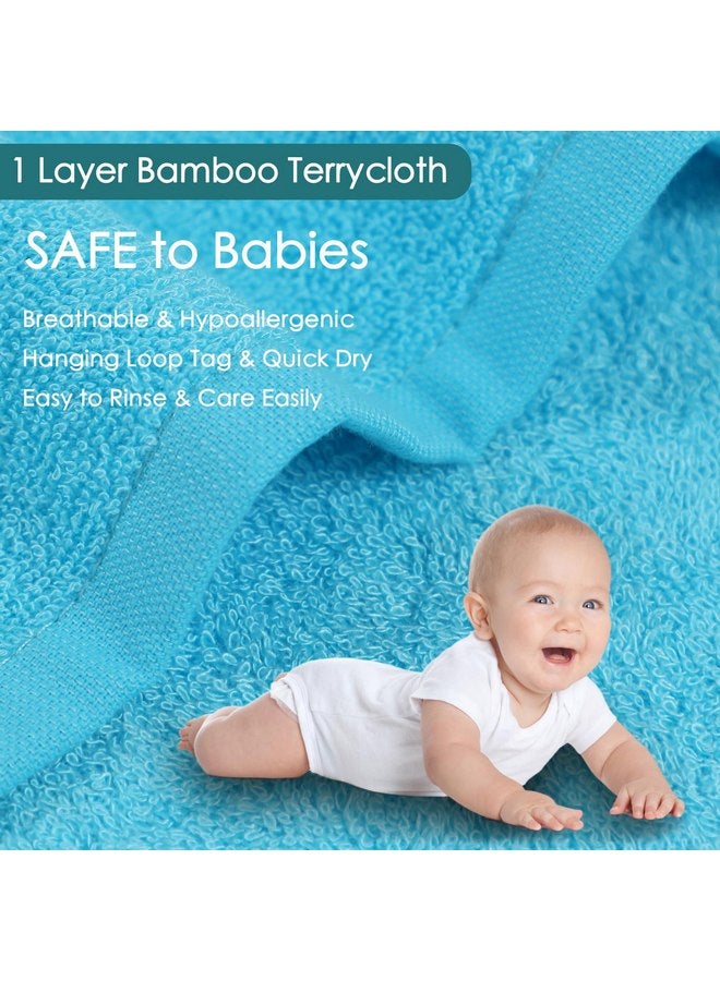 JEFFSUN Baby Washcloths 12 Pack, 10x10 inch Heavenly Soft Wash Cloths for Face and Body, Gentle & Safe White Face Towels on Sensitive Skin, Baby Essentials Bath Shower Gifts for Newborn Kid Toddler Children - Image 2
