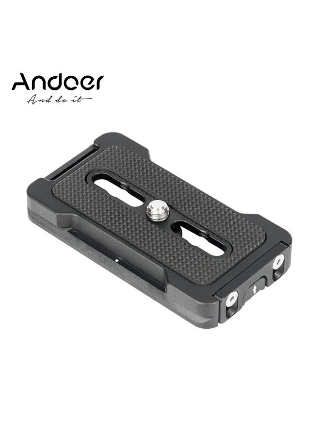 ANDOER - PU-70L Quick Release Plate 70mm QR Plate 1/4 Inches Mounting Screw Compatible with Arca Swiss Standard Tripod Head - Image 1