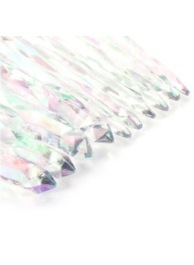 Beauenty 10-Piece Makeup Brush Set Silver/Clear/Black - Image 4