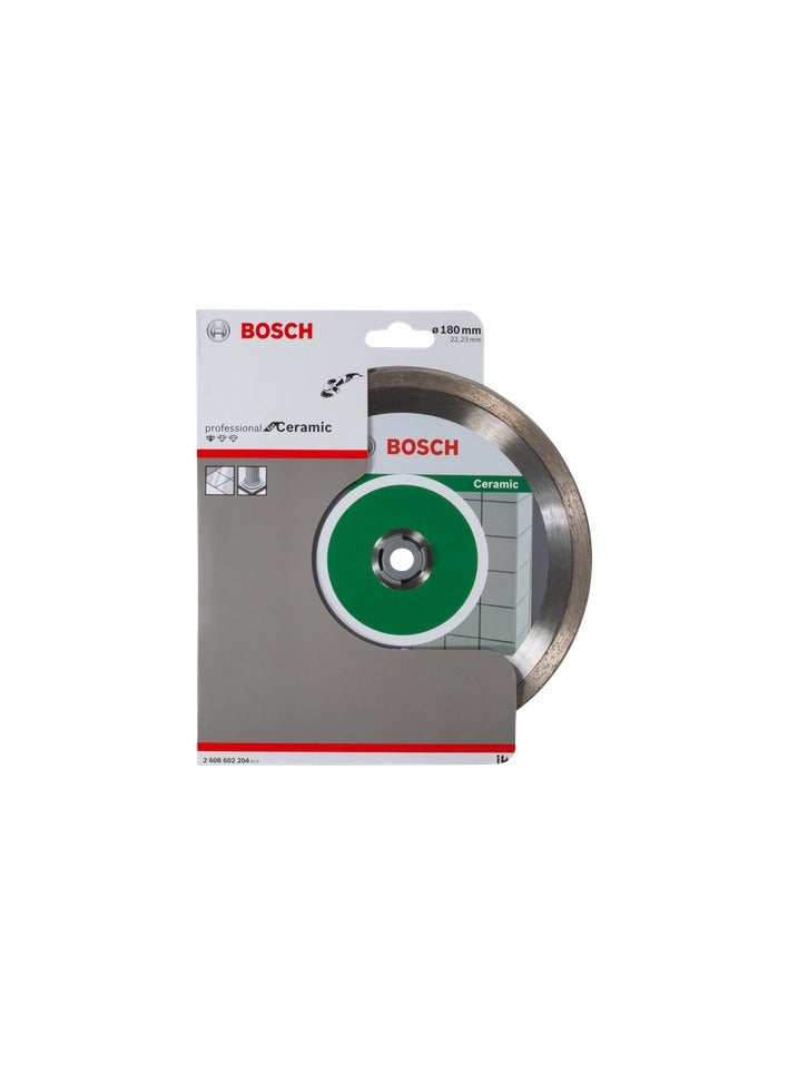 Bosch 7” Diamond Cutting Disc for Ceramic (Chamfered) – 180 × 22.23 mm – 2608602204 - Image 2