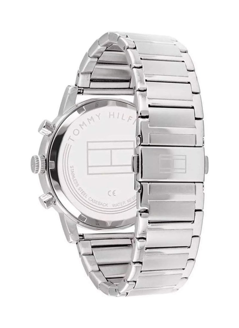 TOMMY HILFIGER - ساعة يد رجالية بعقارب دائرية الشكل من الستانلس ستيل 1710409 - 44 ملم - Image 1