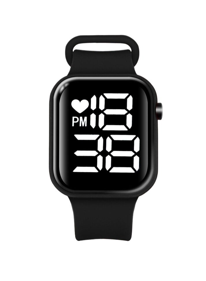 DTBG 6 Pcs Kids' Square Water Resistant Silicone Digital Watch - Image 3