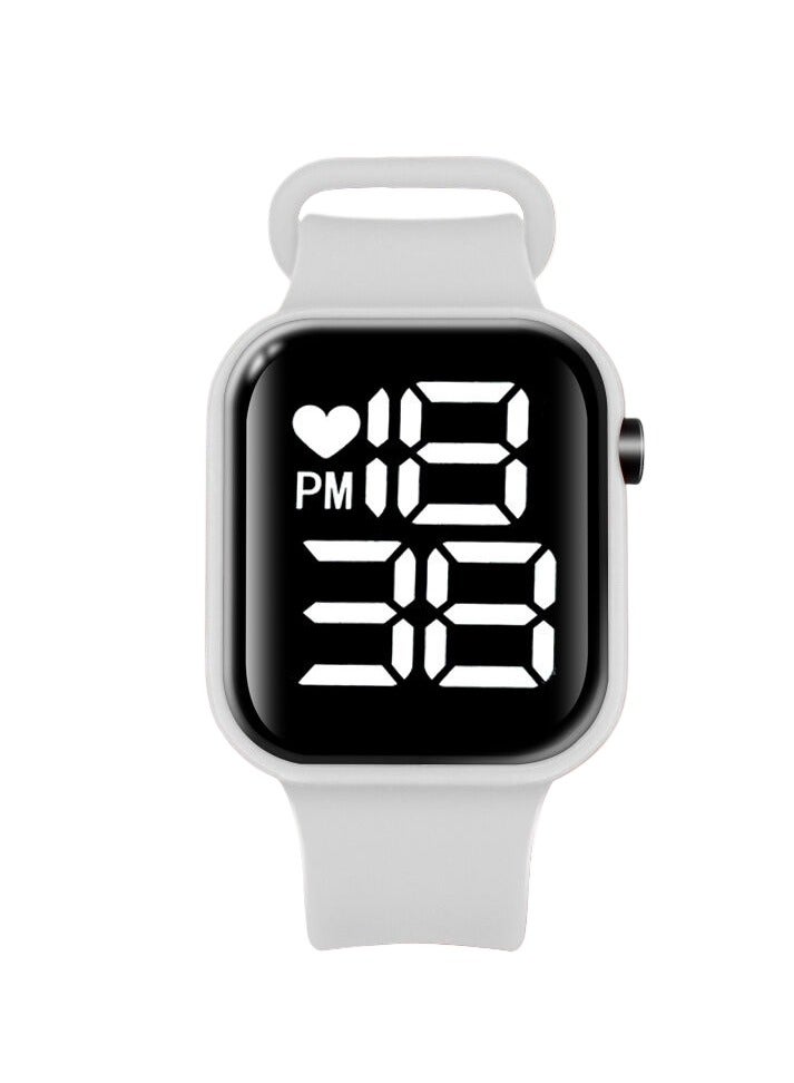 DTBG 6 Pcs Kids' Square Water Resistant Silicone Digital Watch - Image 4