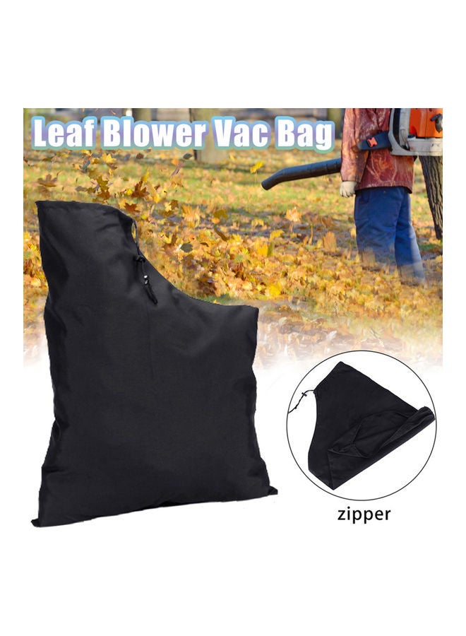 Loquat Blower Leaf Bag with Zipper Drawstring Leaf Blower with Replacement Bag Black 10.00 x 1.00 x 10.00cm - Image 3