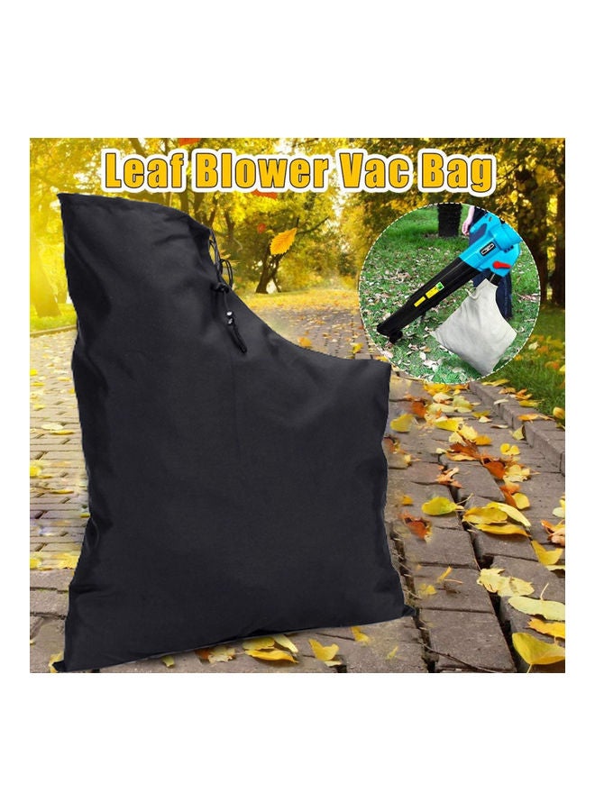 Loquat Blower Leaf Bag with Zipper Drawstring Leaf Blower with Replacement Bag Black 10.00 x 1.00 x 10.00cm - Image 2