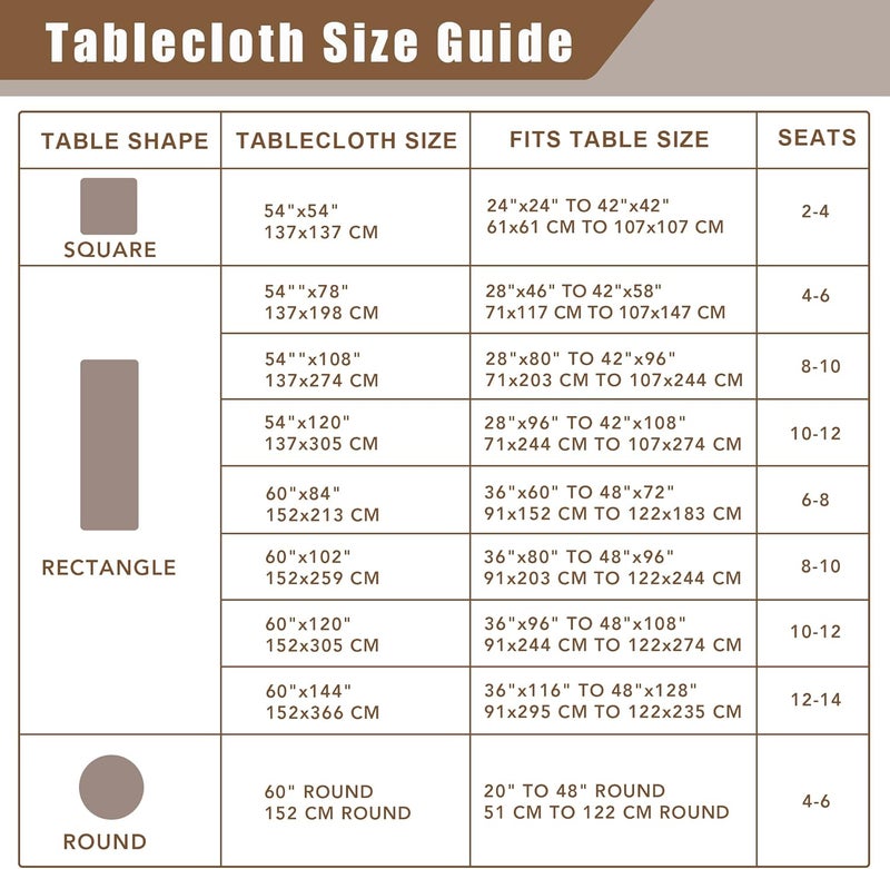 Fitable Linen Textured Tablecloths 2 Pack Faux Burlap Rectangle Table Clothes for 6 Foot Tables Rustic Table Covers for Buffet Banquet Kitchen Dining Party Farmhouse White 54 x 108 Inch - Image 5