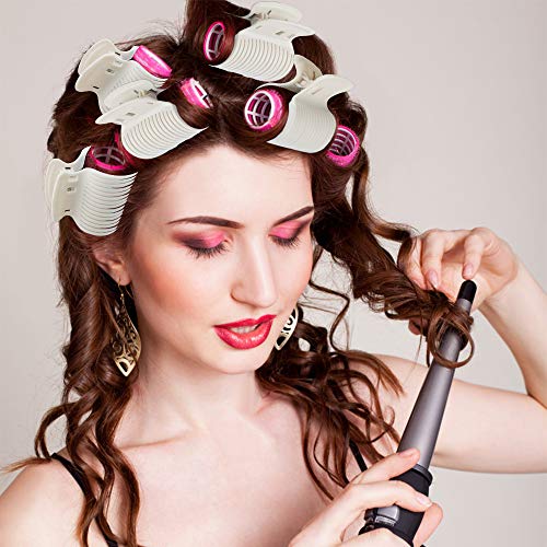 Aniann 18 Pieces Hot Roller Clips Plastic Hair Curler Claw Clips Replacement for Small, Medium, Large and Jumbo Hair Rollers (White) - Image 4