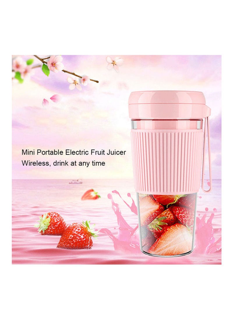 Generic Mini Portable Electric USB Rechargeable Juicer Blender Machine 0.0 L H35041P-KM Pink  - Image 4