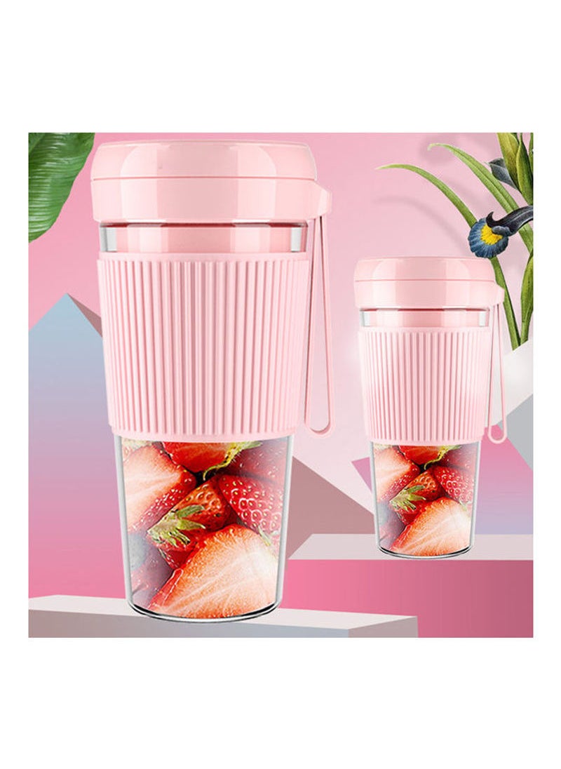 Generic Mini Portable Electric USB Rechargeable Juicer Blender Machine 0.0 L H35041P-KM Pink  - Image 3