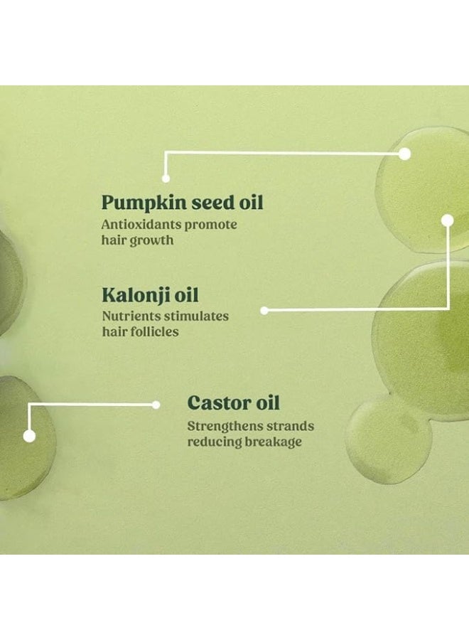 vilvah STORE Hair Oil With Black Seed Oil Extracts Reduces Hair Fall and Rejuvenate Hair and Scalp -100% Natural Oils - Vitamin E, 200ml - Image 3