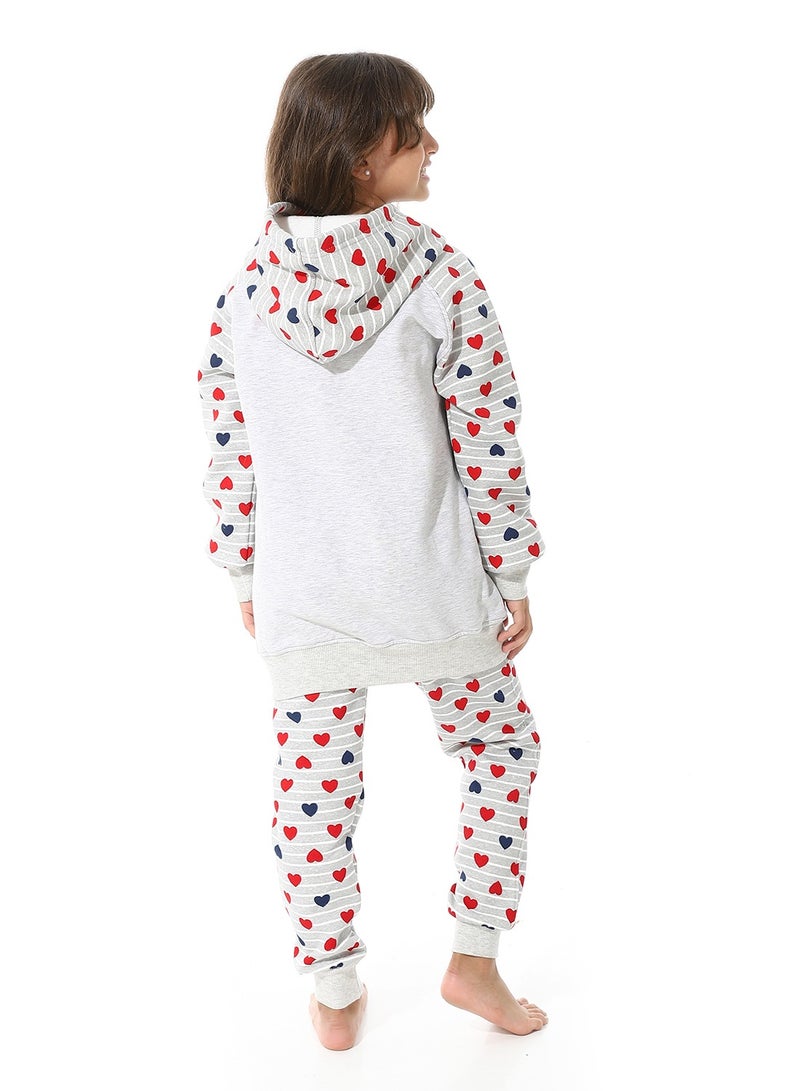 Caesar Printed CottonGirls Training Suit - Image 2