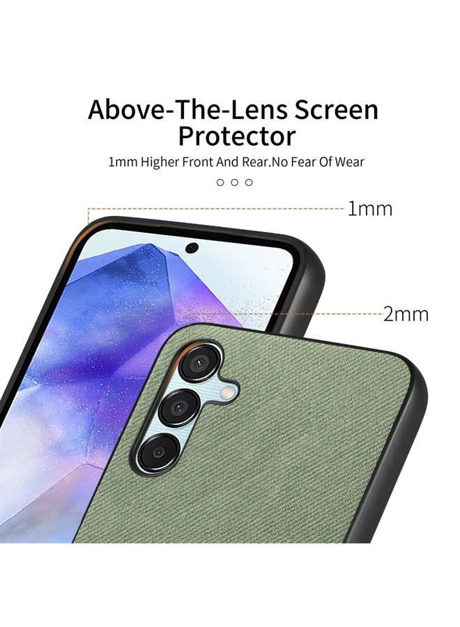 S-TOP Case For Samsung Galaxy A55 5G Twill Fabric Leather Skin Back Phone Case - Image 3