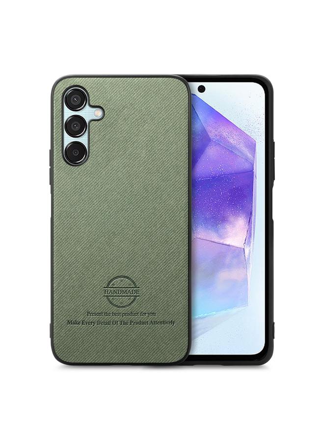 S-TOP Case For Samsung Galaxy A55 5G Twill Fabric Leather Skin Back Phone Case - Image 1