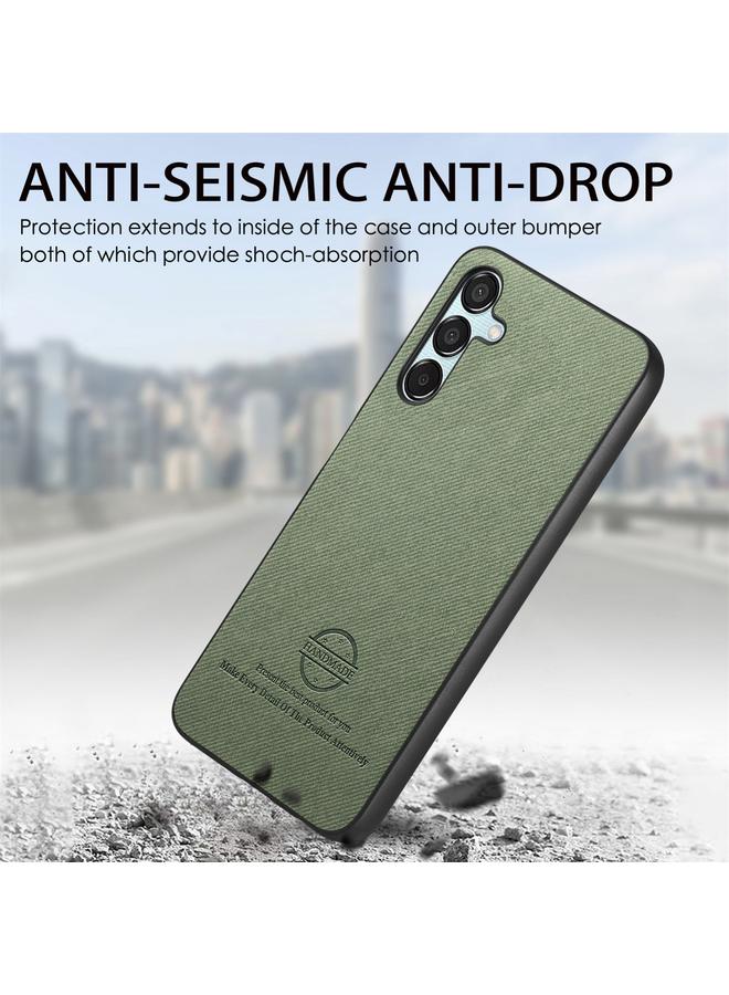 S-TOP Case For Samsung Galaxy A55 5G Twill Fabric Leather Skin Back Phone Case - Image 4