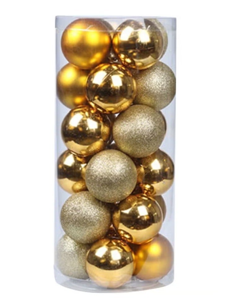 5 In 1 Christmas Tree 150 Cm,Golden And Red Ball, Star And String Light - Image 4