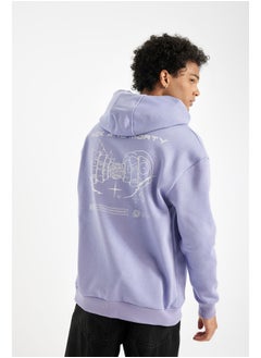 DeFacto Man Knitted Boxy Fit Hooded Long Sleeve Sweatshirt  - Image 1