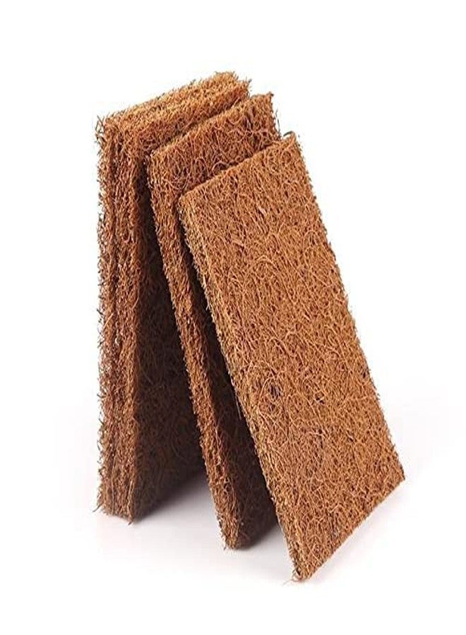Ecopath Natural Coconut Coir Dishwashing Scrub Pad | Eco-Friendly & Biodegradable Utensil Scrubber | Long-Lasting & Tough Cleaning | Ideal for Dishes, Sinks, Tiles & Kitchen Surfaces | Pack of 10 - Image 1
