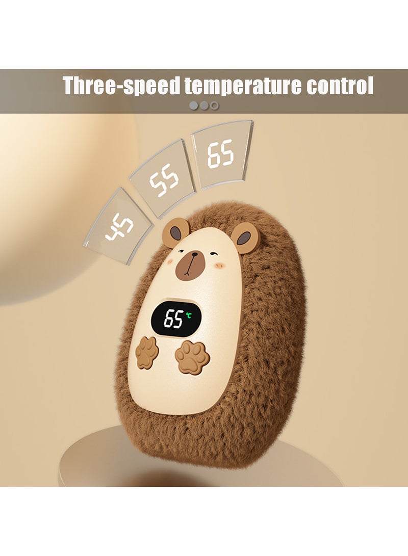 CMGTYYD Rechargeable Hand Warmer,Digital Display Cute Aqua Dolphin Hand Warmer Hand Warmer,USB Fast Heating Portable Pocket Hand Warmer,Gift Outdoor Camping Hiking Skiing  - Image 4