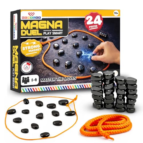 Wembley Sizzle Magnet Game for Boys & Girls | Strategy Board Game for Adults Family | Classic Birthday Gift Night Game for Teens 15+ Years 2–4 Players | Travel-Friendly Magnetic Attraction Toys - Image 1