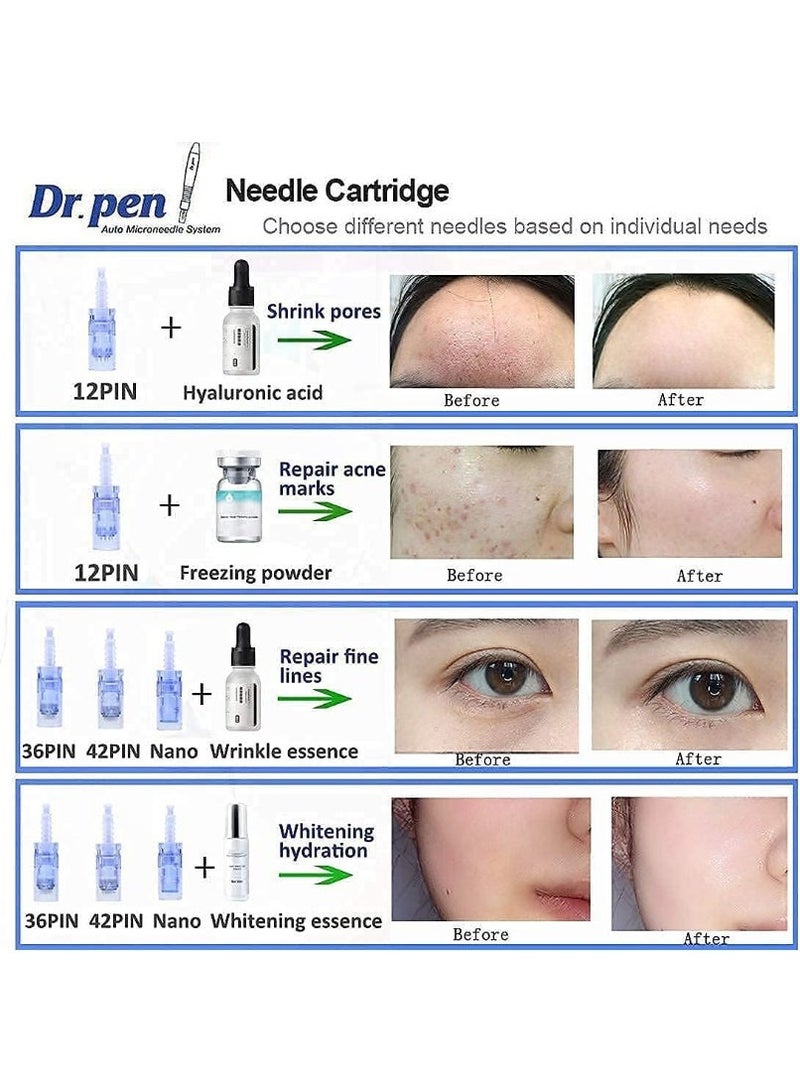 دكتور بن A6 قلم ديرما كهربائي قابل لإعادة الشحن لعلاج تساقط الشعر و علاج الوجه ، قابل للتعديل من 0.25-2.5 مم - Image 4