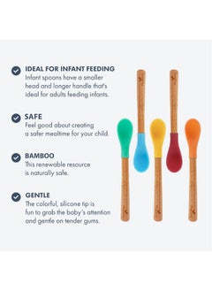 Avanchy Rainbow Infant Gift Set - Baby Spoons Set + Infant Spoons Set. Baby Registry, Home Set & More. Baby Girl, Baby Boy, Unisex.  - Image 4