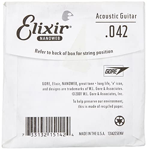 ELIXIR أوتار جيتار أكوستيك إلكسير مع طلاء NANOWEB، .042 - Image 4